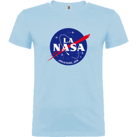 Camiseta Nasa Azul Celeste